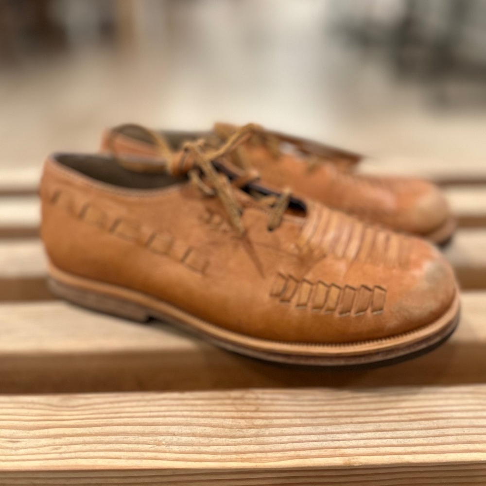 Kids Humble Sole Oxford Leather Shoes Size 29